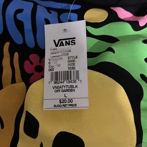 Boys black vans t shirt new - Picture 3 of 3